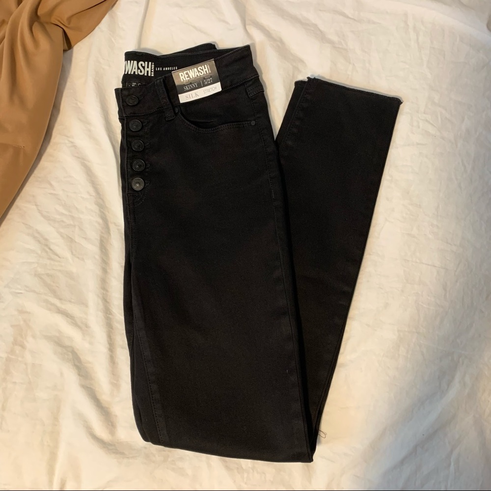 BNWT black high waisted skinny jeans